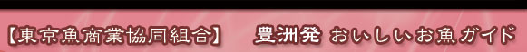 東京魚商業協同組合 - 築地発　おいしいお魚ガイド